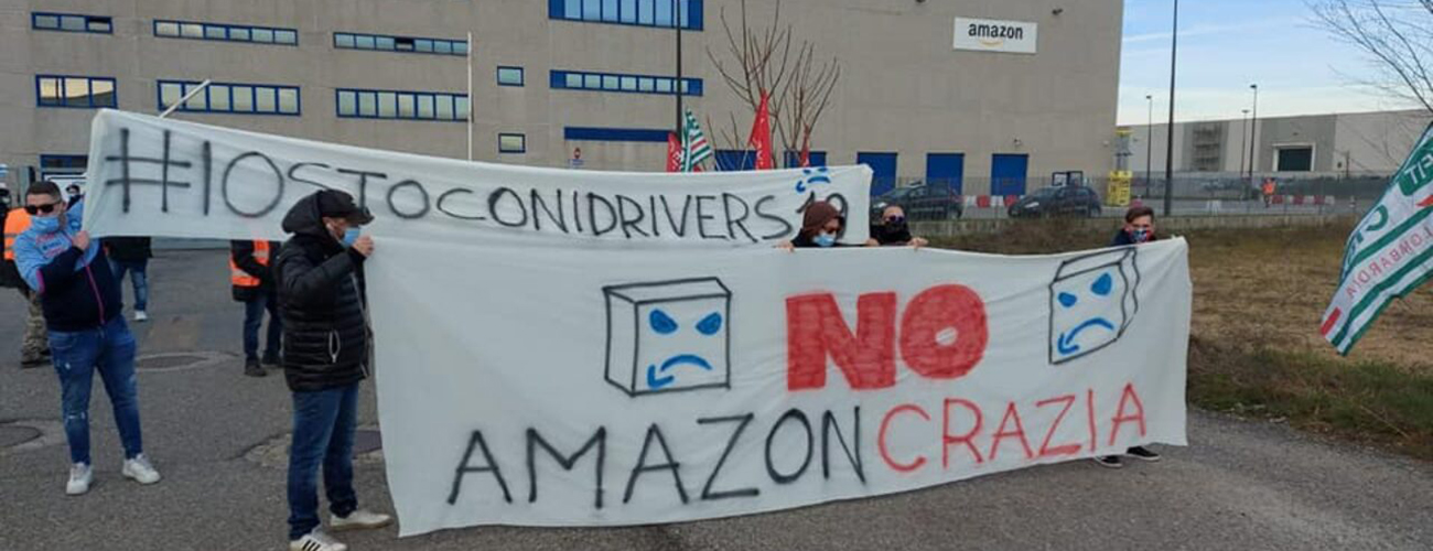 Grande adesione allo sciopero nazionale della filiera Amazon - di Emanuele Barosselli 
