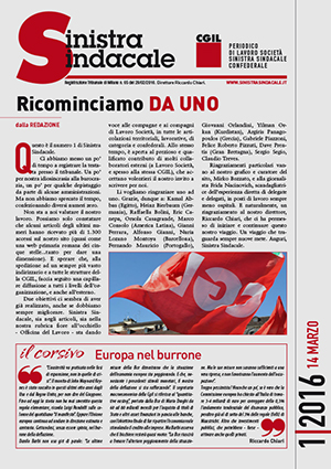 Scopri di più sull'articolo SCARICA IL NUMERO 1-2016 IN PDF