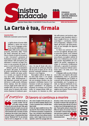 Scopri di più sull'articolo SCARICA IL NUMERO 5-2016 IN PDF