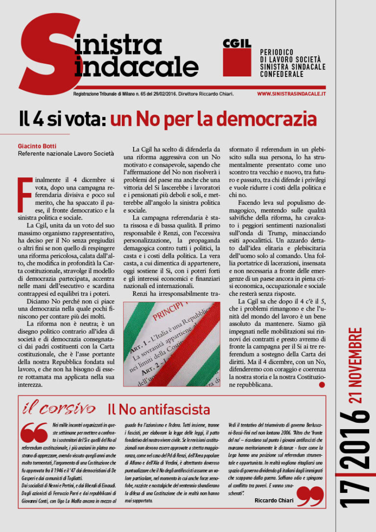 Scopri di più sull'articolo SCARICA IL NUMERO 17-2016 IN PDF