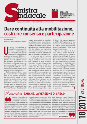 Scopri di più sull'articolo SCARICA IL NUMERO 18-2017 IN PDF