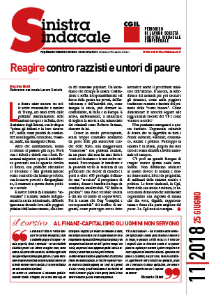 Scopri di più sull'articolo SCARICA IL NUMERO 11-2018 IN PDF