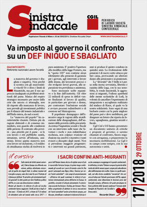 Scopri di più sull'articolo SCARICA IL NUMERO 17-2018 IN PDF