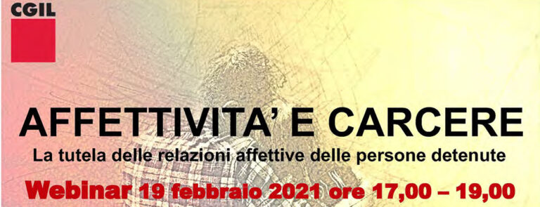 Scopri di più sull'articolo L’affettività dei detenuti. Applicare la Costituzione, una scelta di civiltà – di Denise Amerini