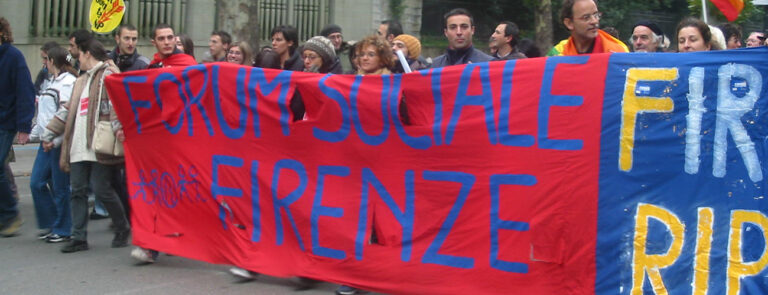 Scopri di più sull'articolo A vent’anni dal primo Forum sociale europeo di Firenze – di Monica Di Sisto